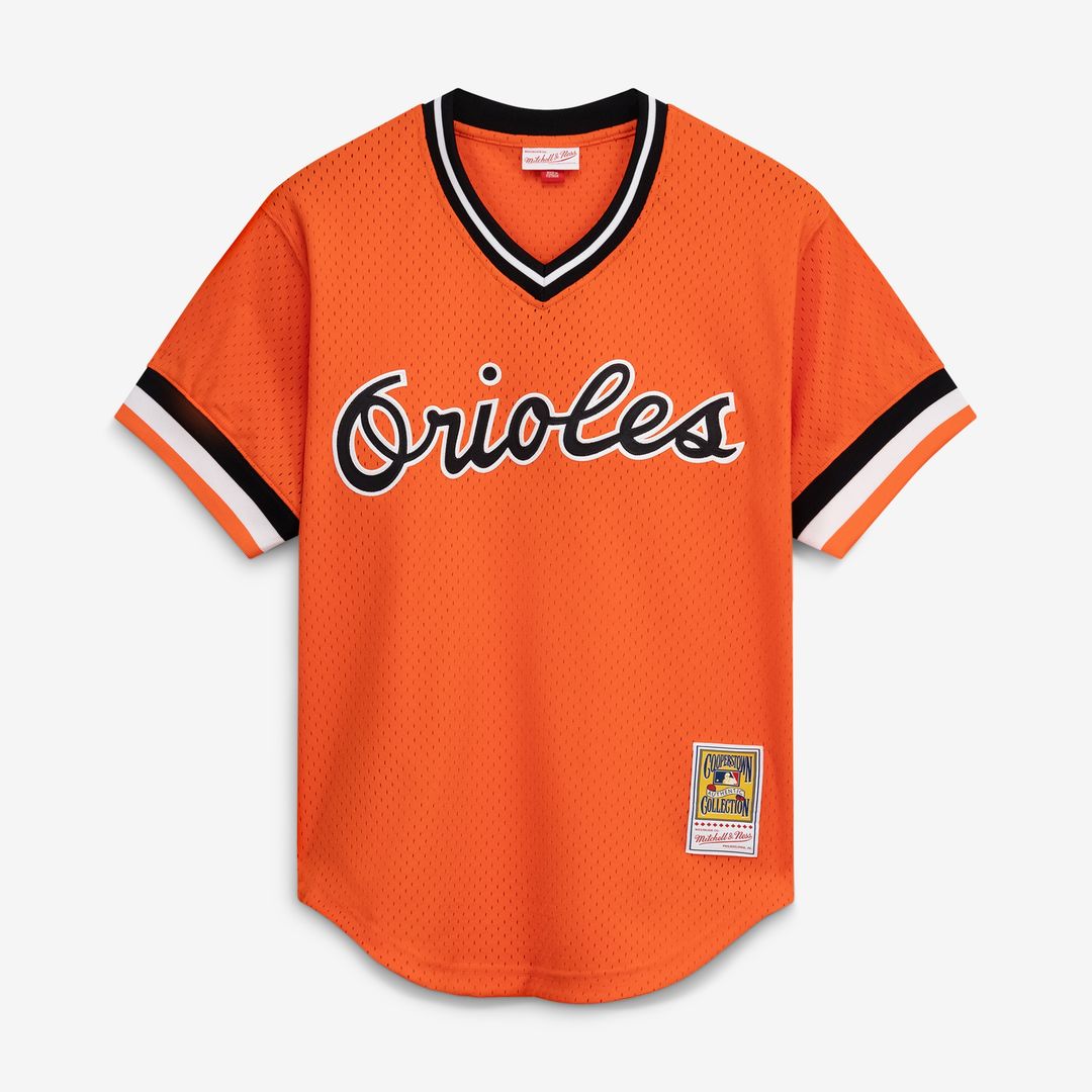 Baltimore Orioles Cal Ripken Jr. Mitchell & Ness Authentic Batting Practice Jersey - Orange Team Jersey Sports Fan Apparel