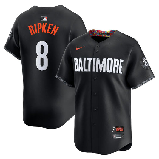 Baltimore Orioles Cal Ripken Jr. Nike City Connect Limited Jersey - Black Team Jersey Sports Fan Apparel