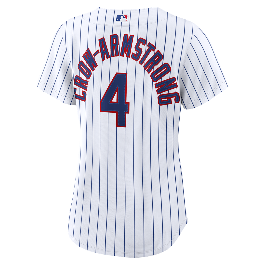 Chicago Cubs Pete Crow - Armstrong Nike Women's Home Replica Jersey - White Team Jersey Sports Fan Apparel