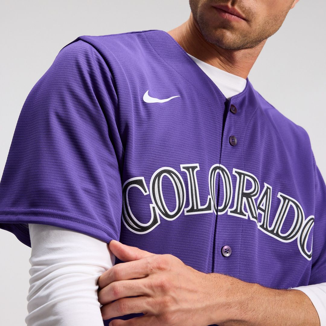 Colorado Rockies Nike Alternate Replica Team Jersey - Purple Team Jersey Sports Fan Apparel