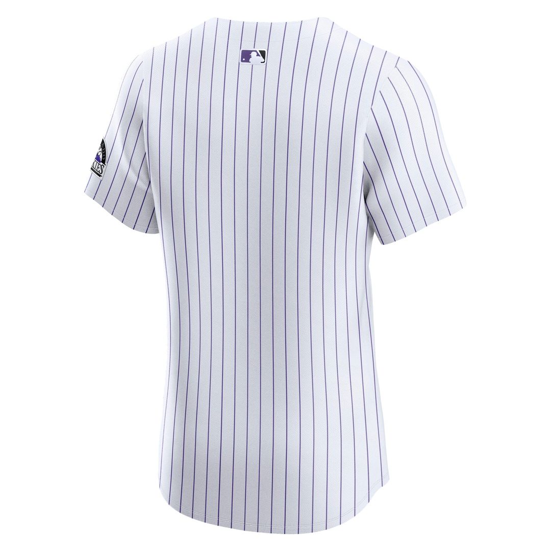 Colorado Rockies Nike Home Elite Jersey - White Team Jersey Sports Fan Apparel