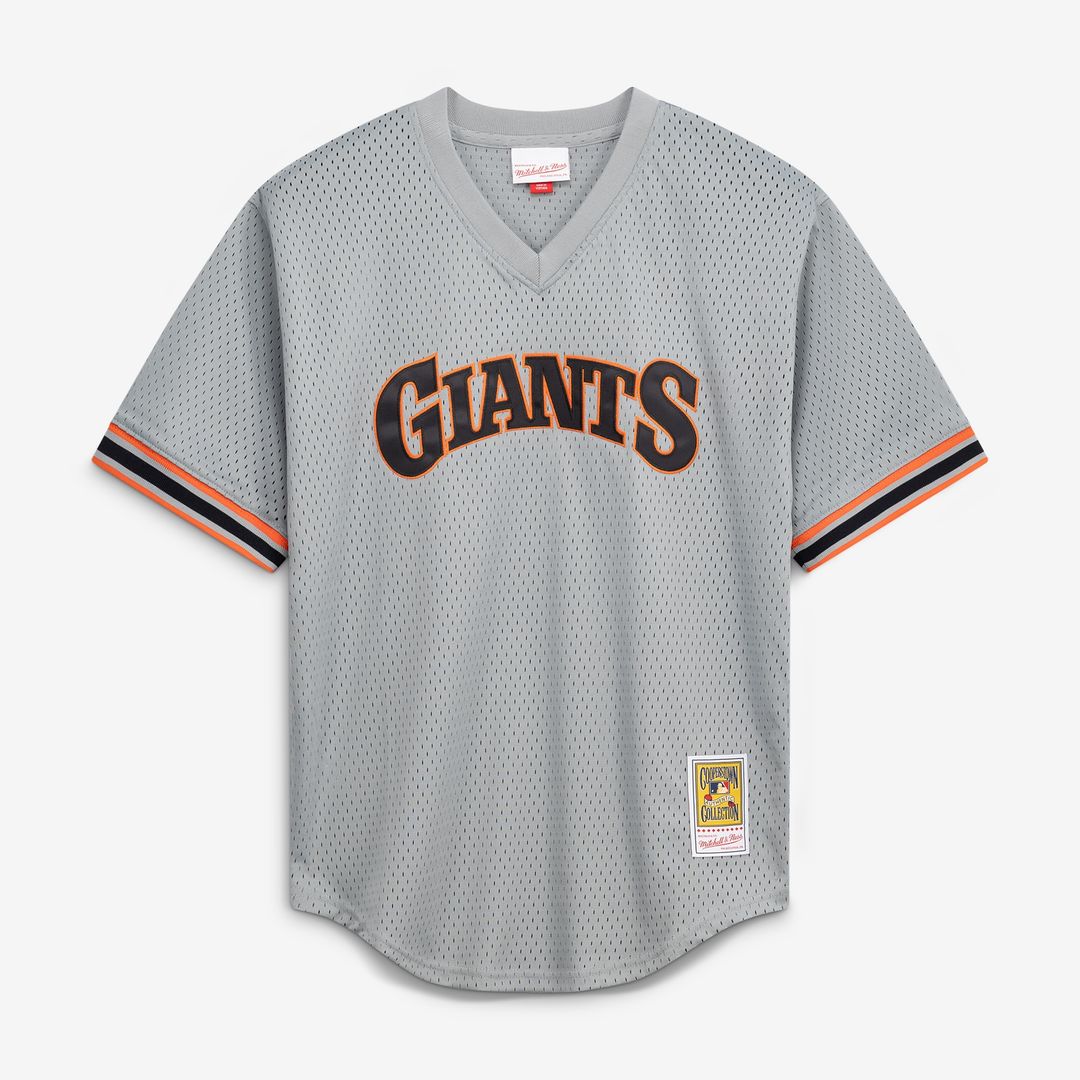 San Francisco Giants Will Clark Mitchell & Ness Authentic Batting Practice Jersey - Gray Team Jersey Sports Fan Apparel
