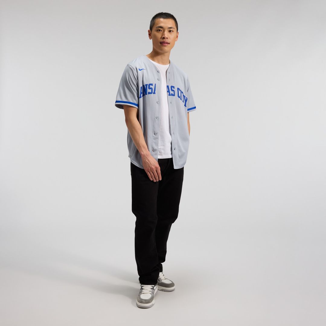 Kansas City Royals Bobby Witt Jr. Nike Road Replica Jersey - Gray Team Jersey Sports Fan Apparel