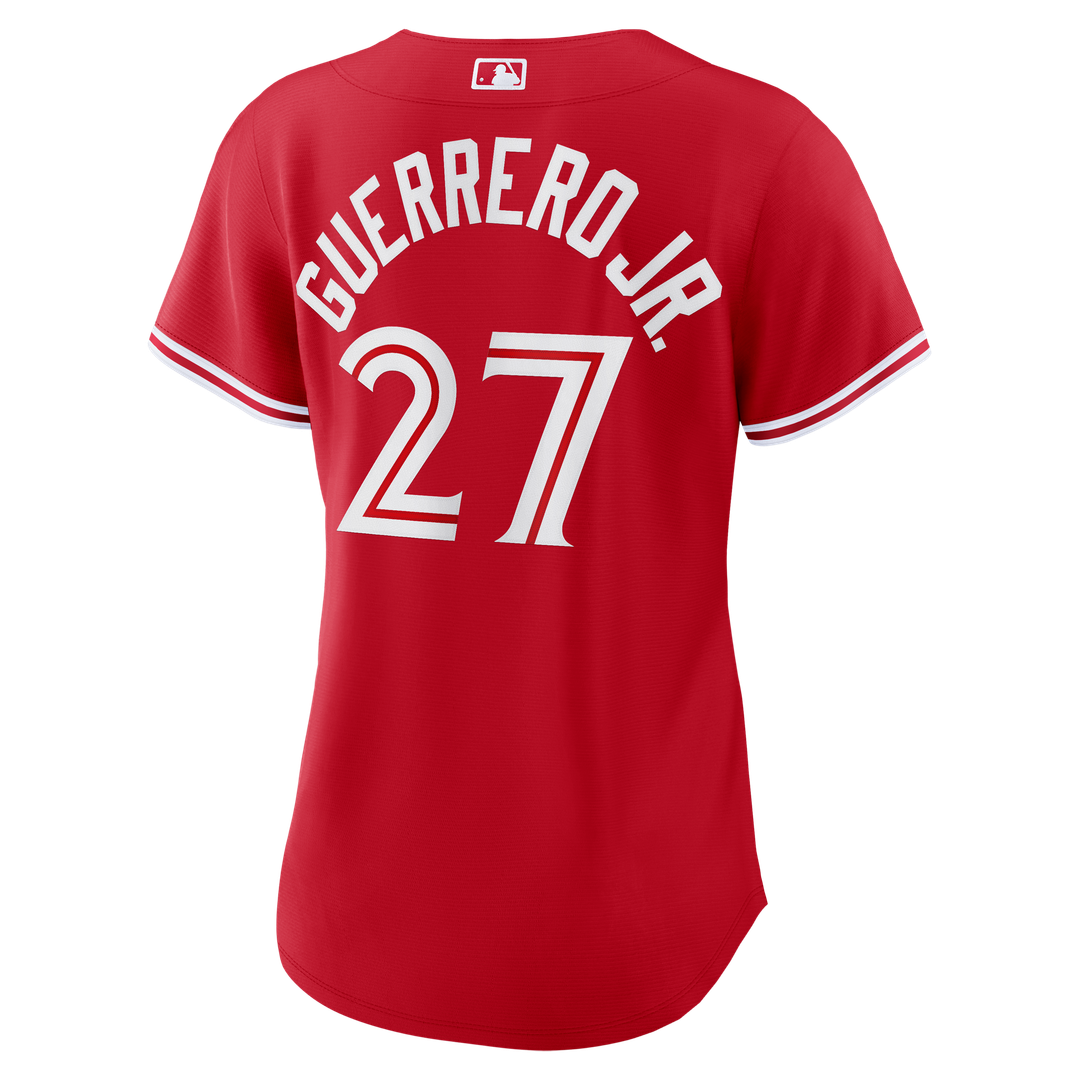 Toronto Blue Jays Vladimir Guerrero Jr. Nike Women's Canada Day Replica Jersey - Red Team Jersey Sports Fan Apparel