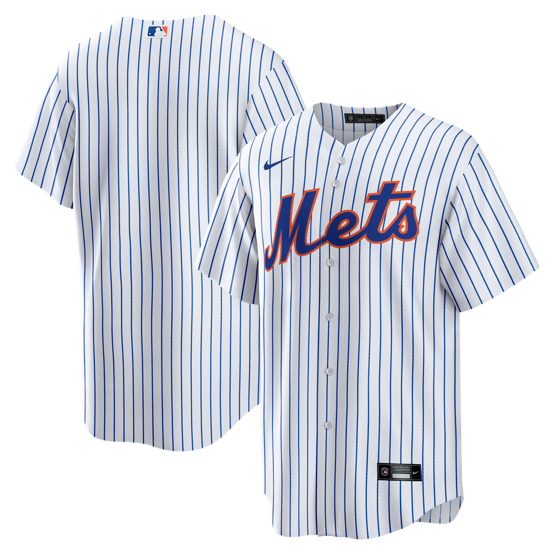 New York Mets Nike Home Big & Tall Replica Jersey - White Team Jersey Sports Fan Apparel