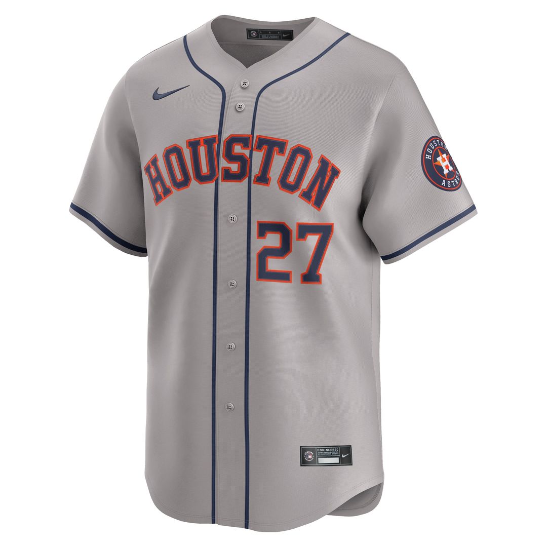Houston Astros Jose Altuve Nike Road Limited Player Jersey - Gray Team Jersey Sports Fan Apparel