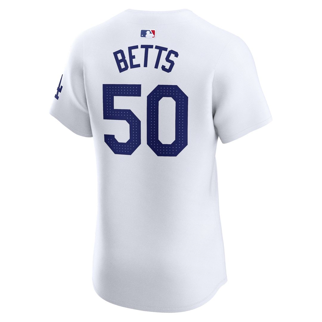 Los Angeles Dodgers Mookie Betts Nike Home Elite Jersey - White Team Jersey Sports Fan Apparel