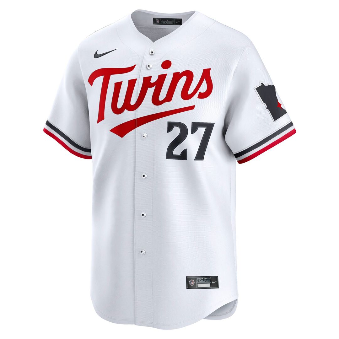 Minnesota Twins Ryan Jeffers Nike Home Limited Player Jersey - White Team Jersey Sports Fan Apparel