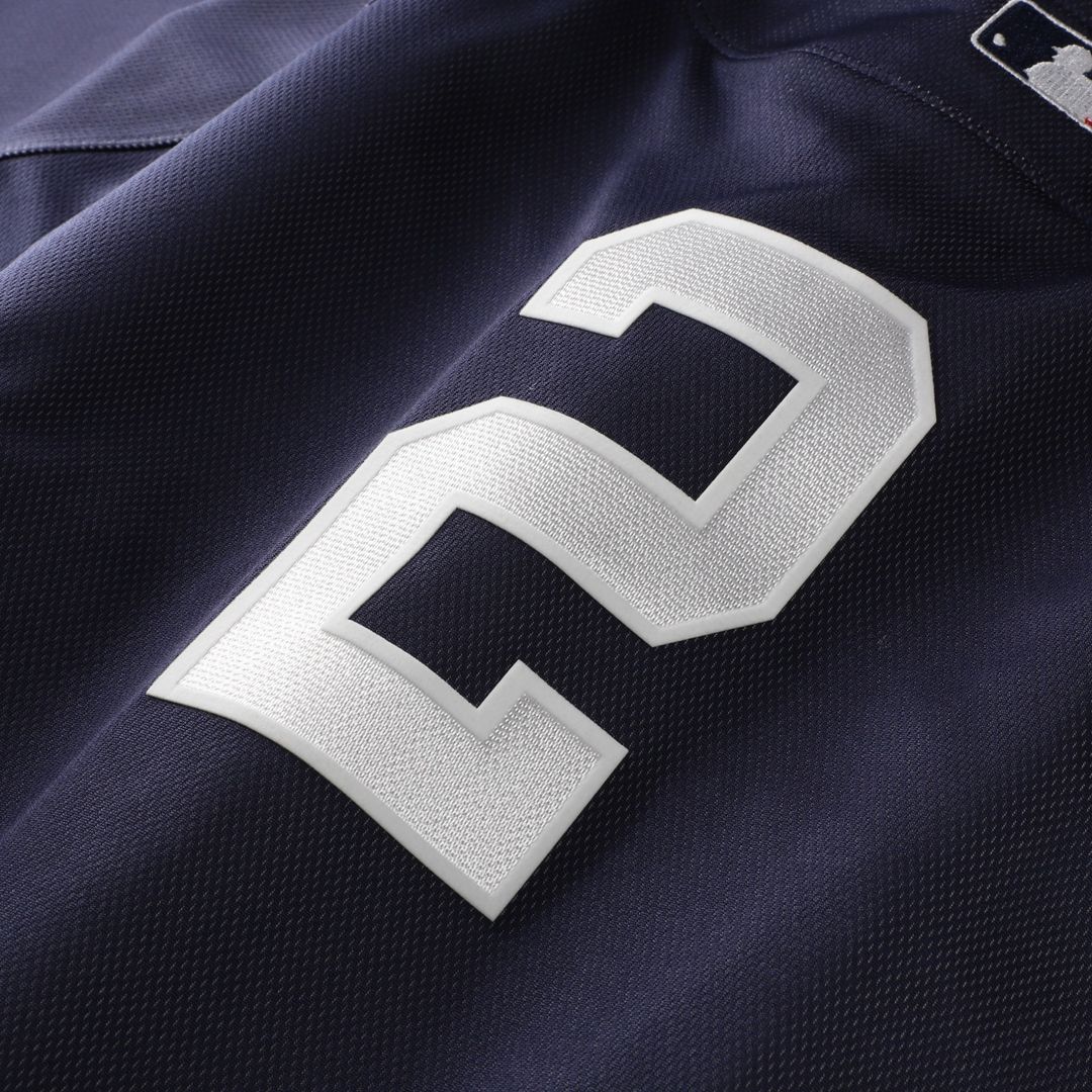 New York Yankees Derek Jeter Mitchell & Ness Authentic Batting Practice Jersey - Navy Team Jersey Sports Fan Apparel