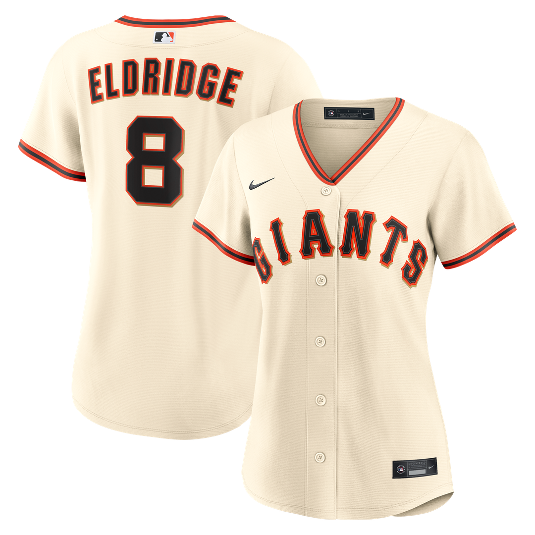 San Francisco Giants Bryce Eldridge Nike Women's Home Replica Jersey - Cream Team Jersey Sports Fan Apparel