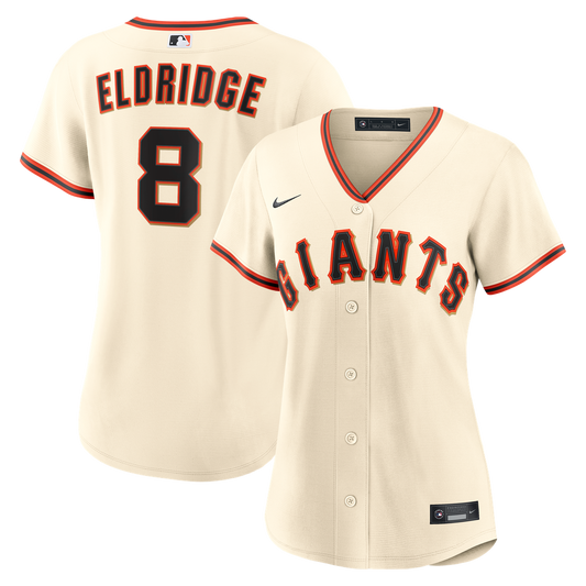 San Francisco Giants Bryce Eldridge Nike Women's Home Replica Jersey - Cream Team Jersey Sports Fan Apparel
