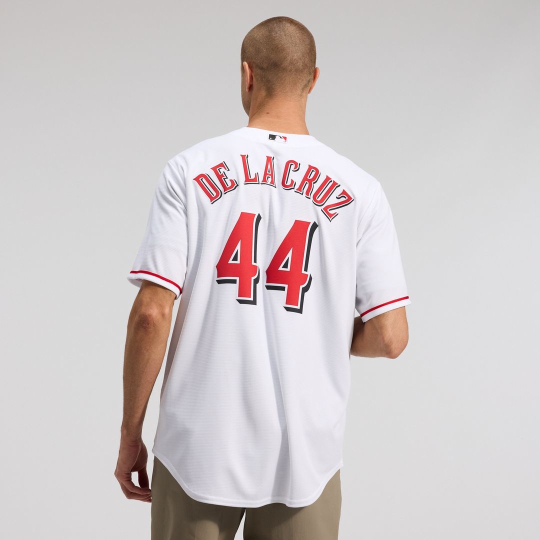 Cincinnati Reds Elly De La Cruz Nike Alternate 2 Replica Jersey - White Team Jersey Sports Fan Apparel