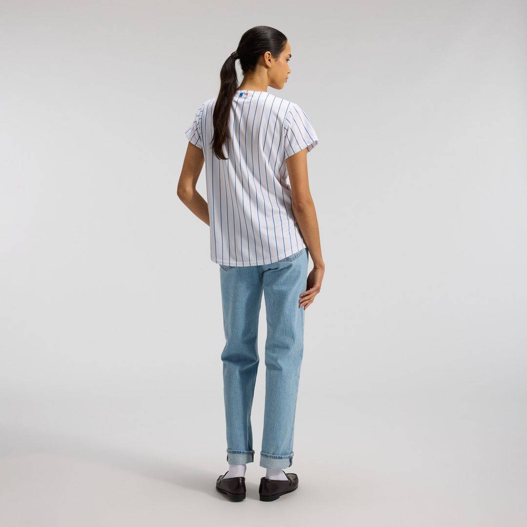 New York Mets Nike Women's Home Replica Team Jersey - White Team Jersey Sports Fan Apparel