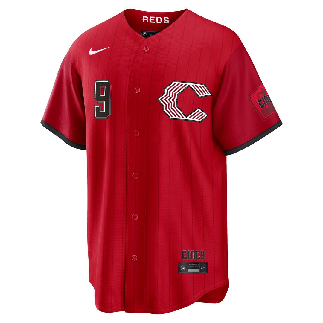 Cincinnati Reds Matt McLain Nike 2026 City Connect Stadium Jersey - Red Team Jersey Sports Fan Apparel