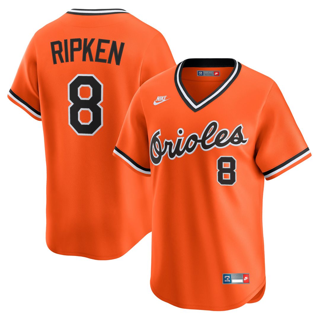 Baltimore Orioles Cal Ripken Sr. Nike Throwback Cooperstown Limited Jersey - Orange Team Jersey Sports Fan Apparel