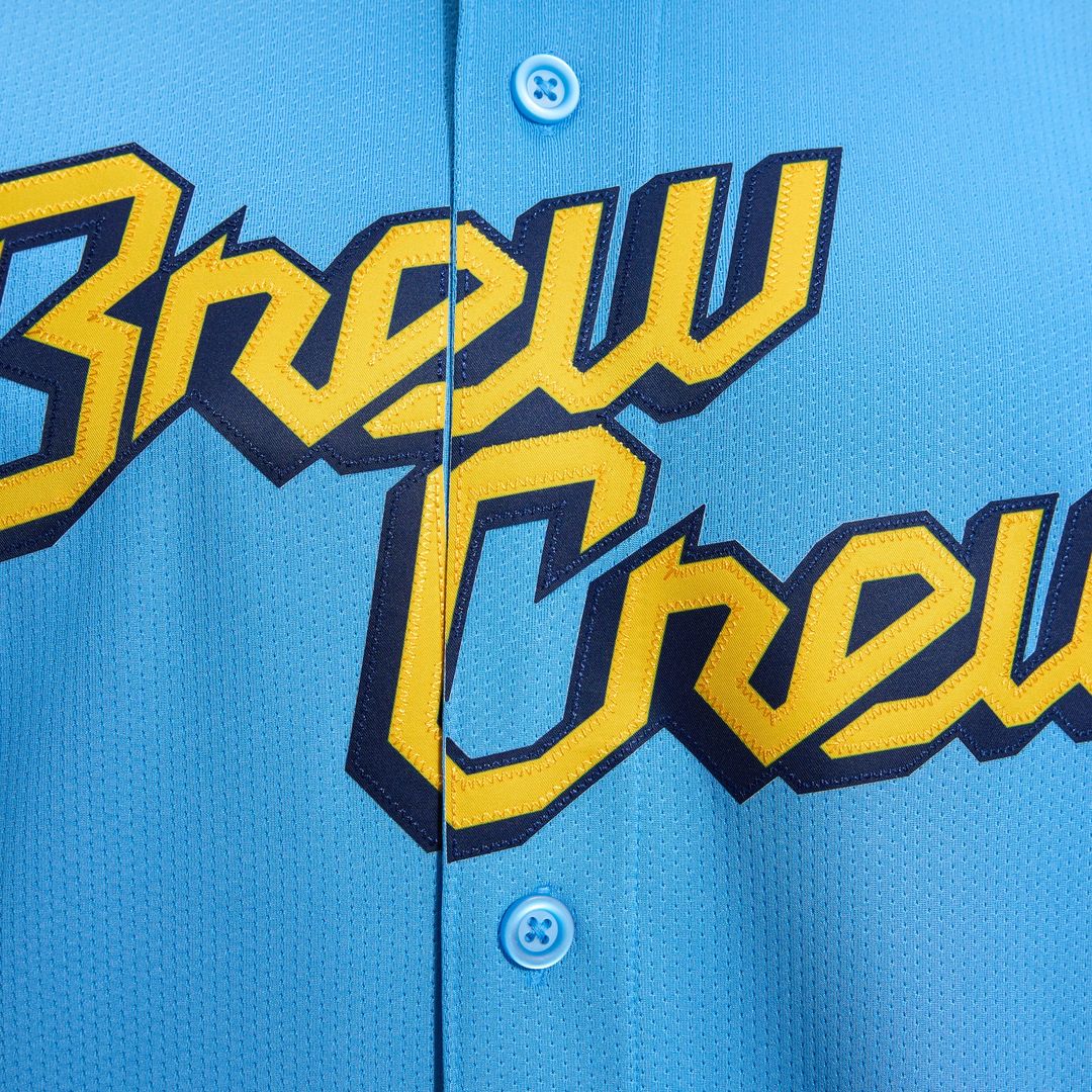 Milwaukee Brewers Nike City Connect Limited Jersey - Light Blue Team Jersey Sports Fan Apparel