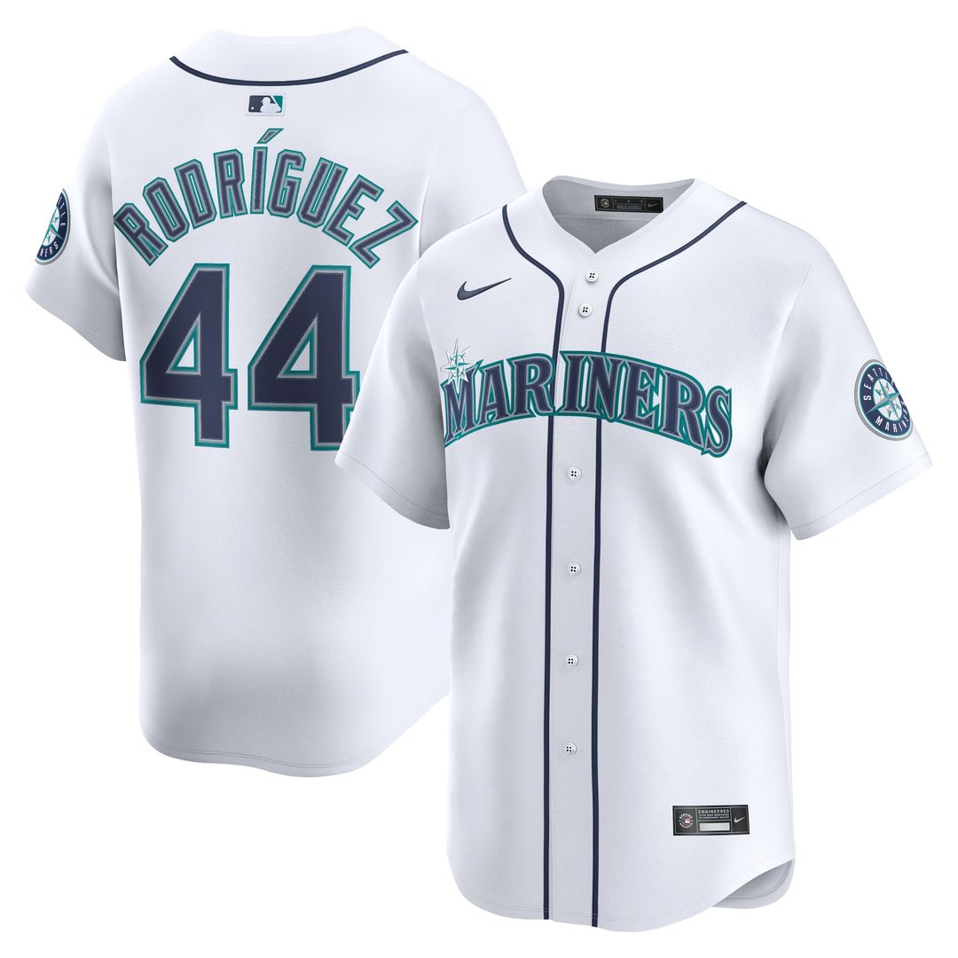 Seattle Mariners Julio Rodríguez Nike Home Limited Player Jersey - White Team Jersey Sports Fan Apparel