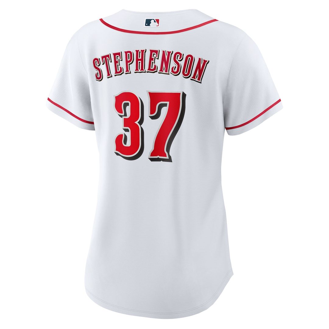 Cincinnati Reds Tyler Stephenson Nike Women's Home Replica Jersey - White Team Jersey Sports Fan Apparel