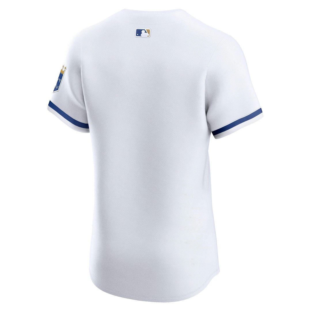 Kansas City Royals Nike Home Elite Jersey - White Team Jersey Sports Fan Apparel