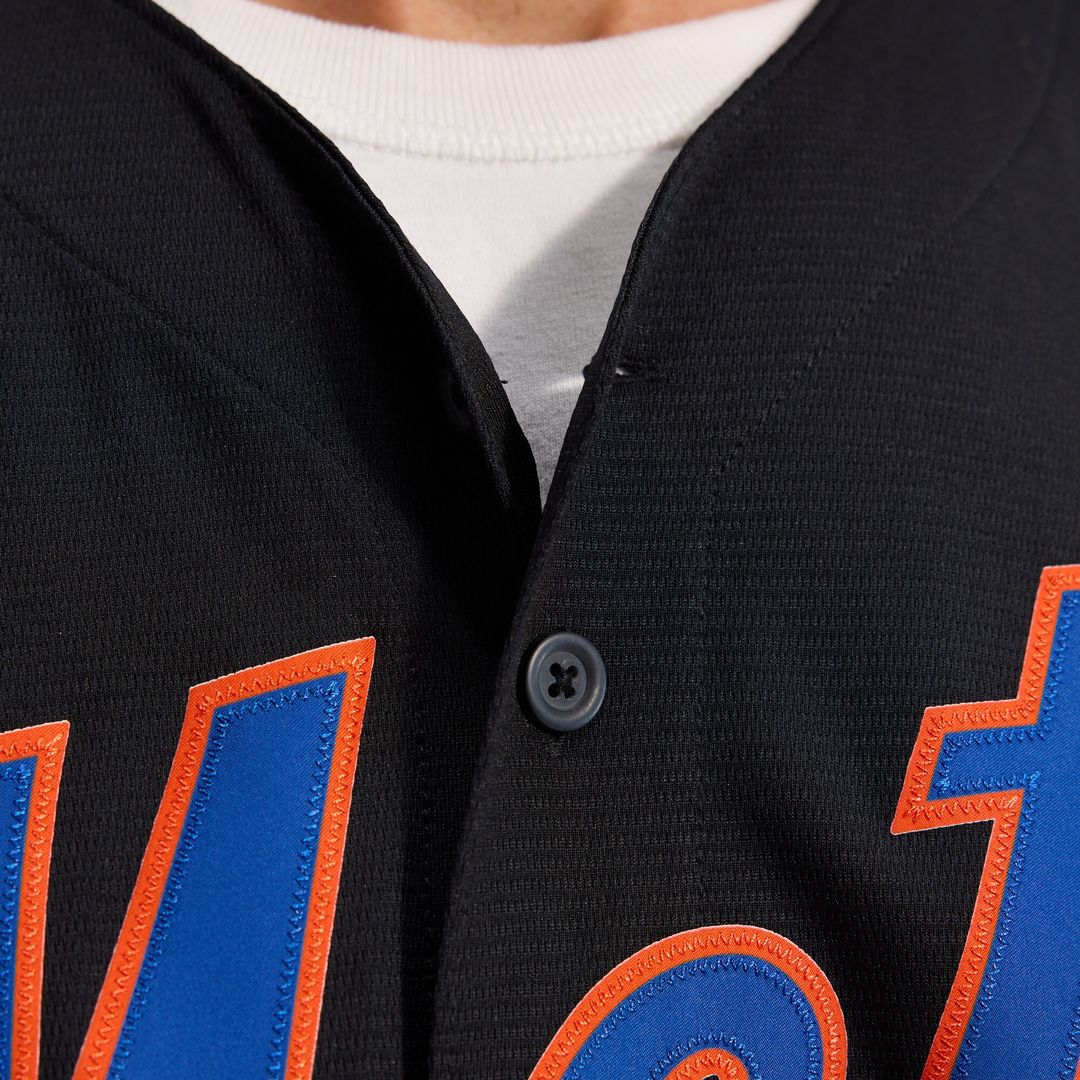 New York Mets Starling Marte Nike Alternate Replica Jersey - Black Team Jersey Sports Fan Apparel