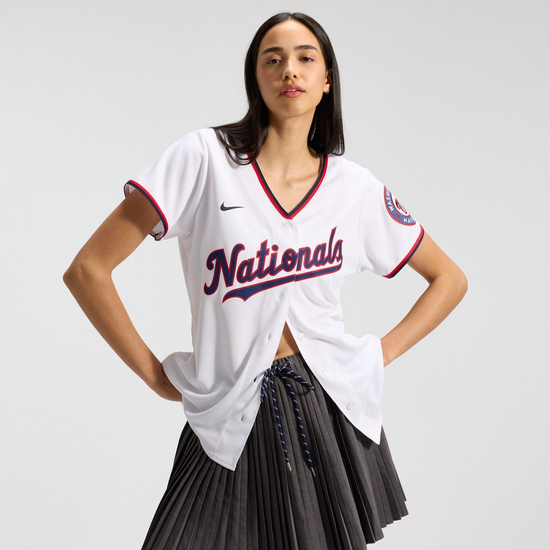 Washington Nationals CJ Abrams Nike Women's Home Replica Player Jersey - White Team Jersey Sports Fan Apparel
