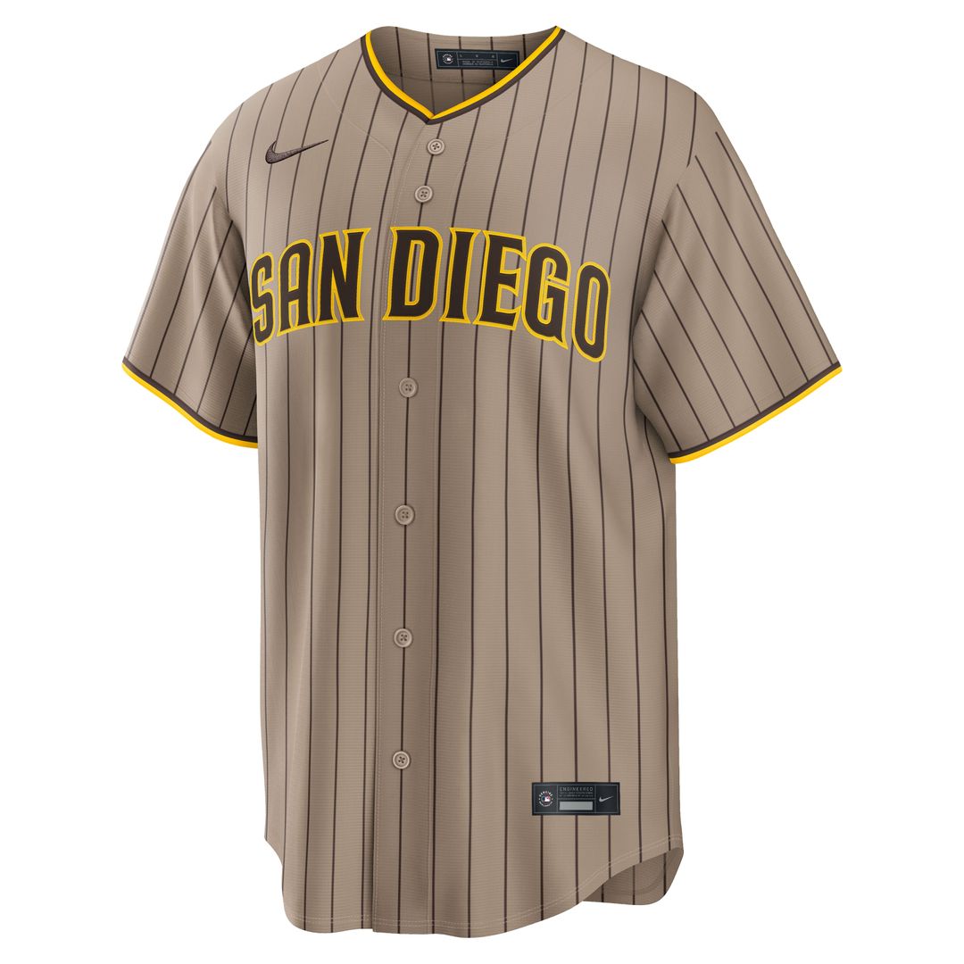 San Diego Padres Fernando Tatis Jr. Nike Alternate Replica Jersey - Sand Team Jersey Sports Fan Apparel