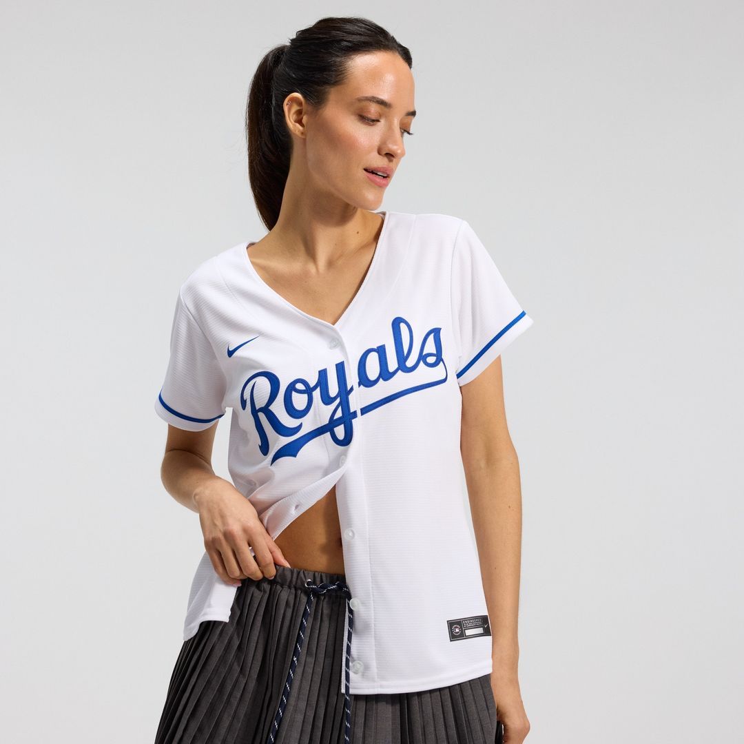 Kansas City Royals Nike Women's Home Replica Team Jersey - White Team Jersey Sports Fan Apparel