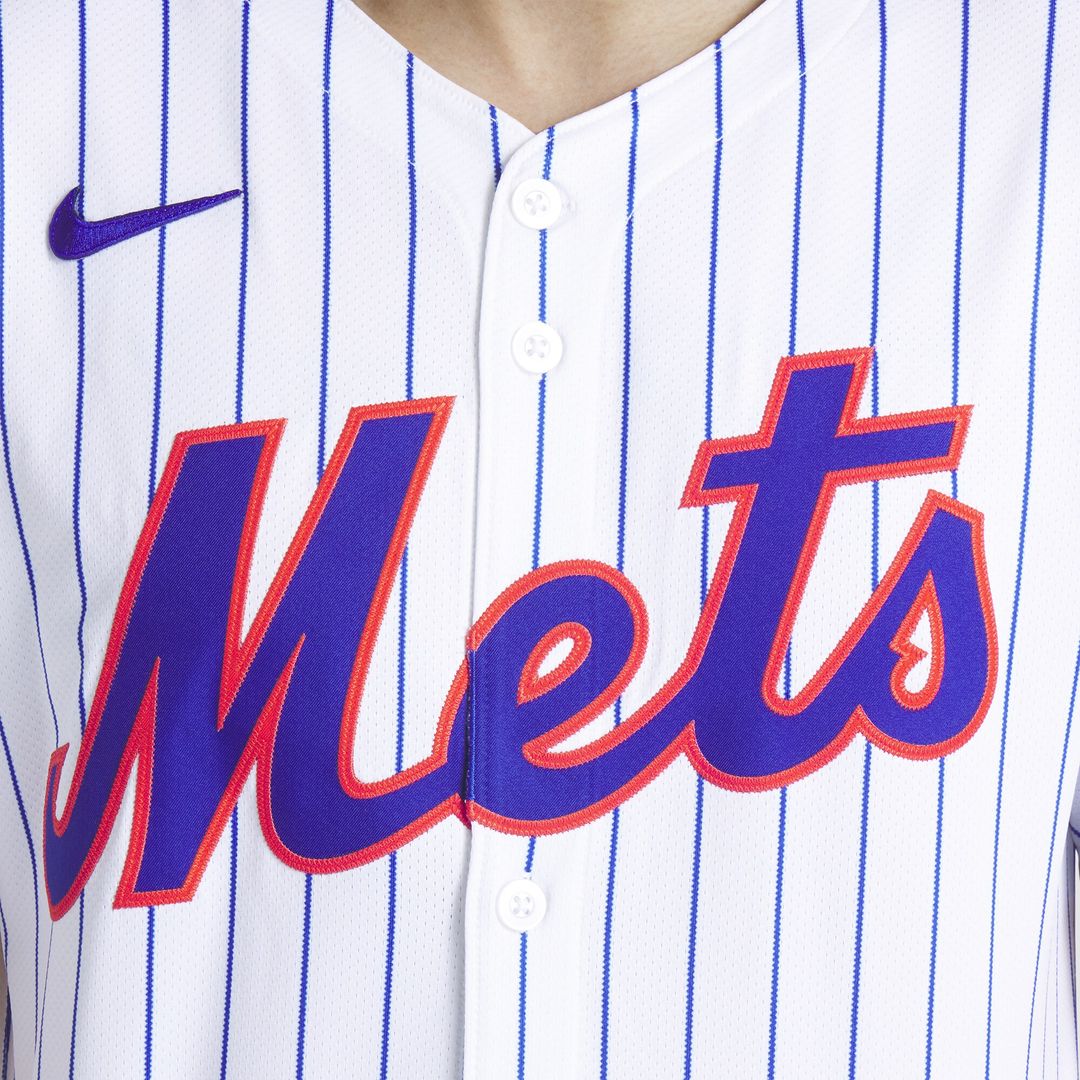 New York Mets Nike Home Replica Team Jersey - White Team Jersey Sports Fan Apparel