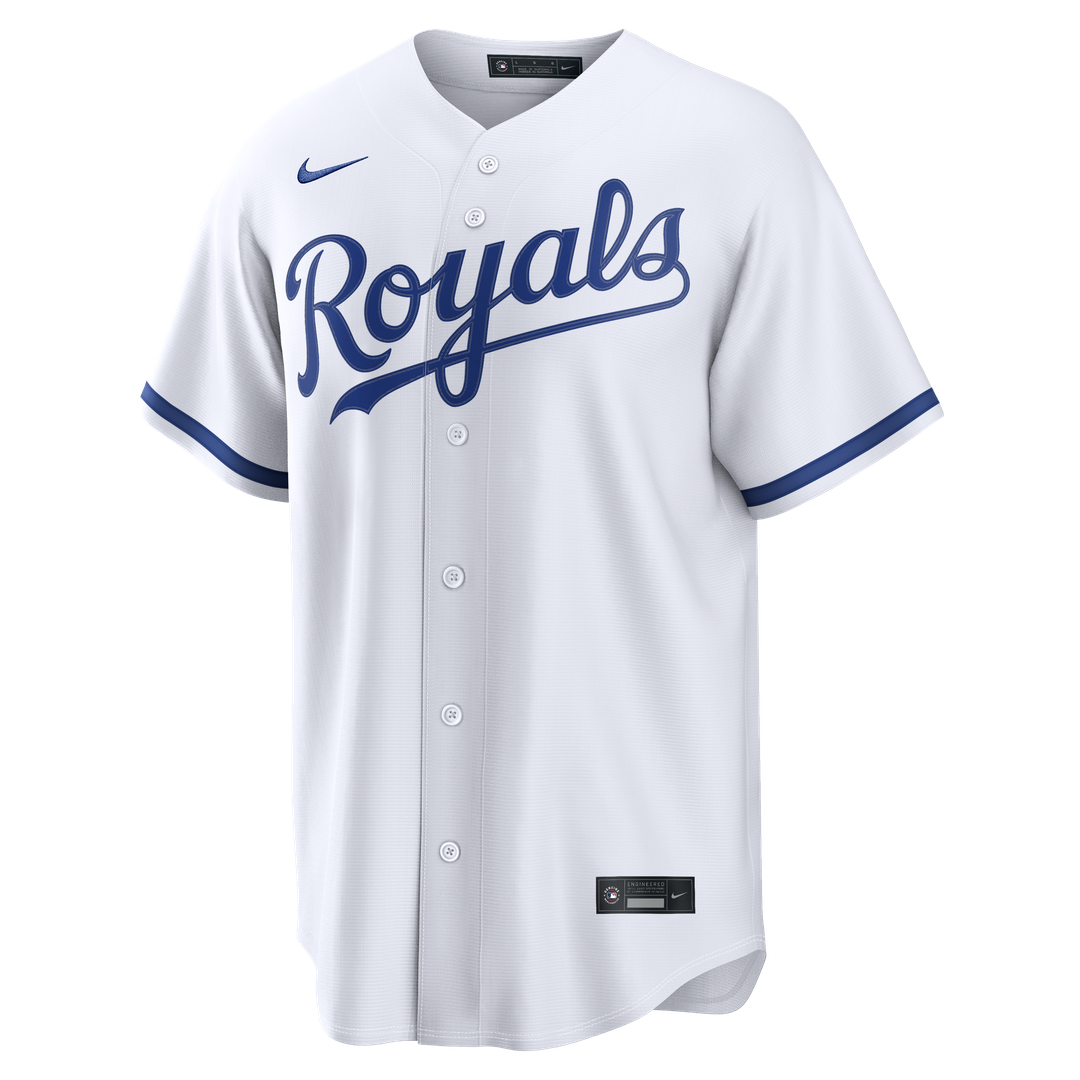Kansas City Royals Bobby Witt Jr. Nike Home Replica Jersey - White Team Jersey Sports Fan Apparel