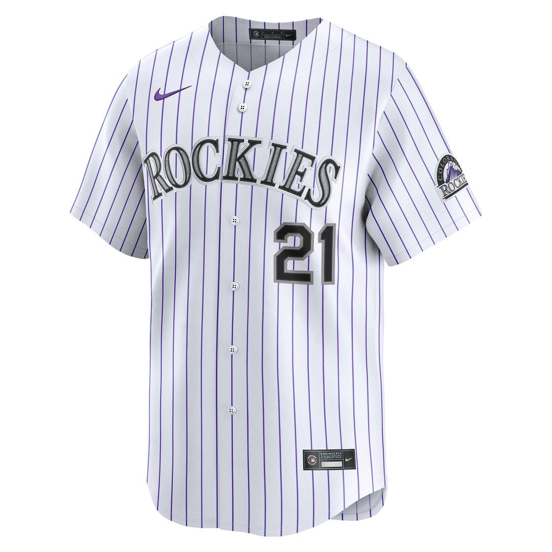 Colorado Rockies Kyle Freeland Nike Home Limited Player Jersey - White Team Jersey Sports Fan Apparel