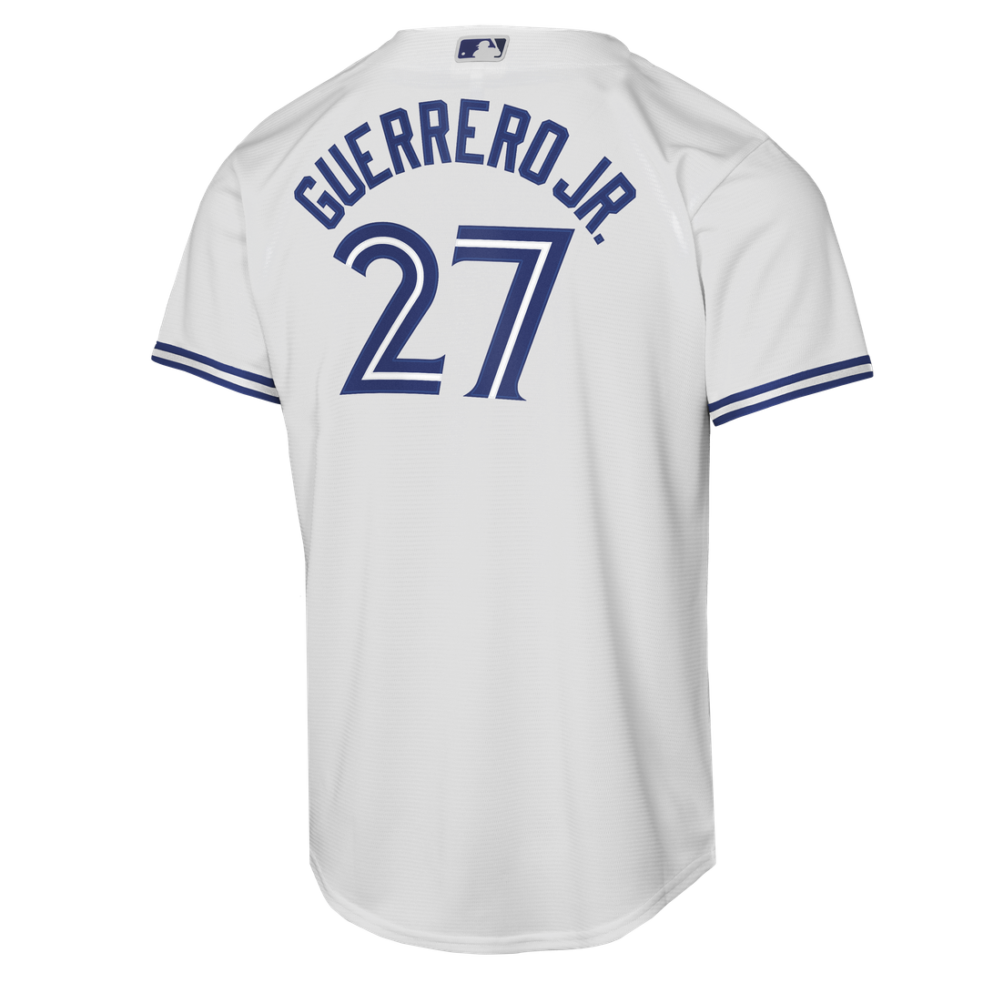 Toronto Blue Jays Vladimir Guerrero Jr. Nike Youth Home Baseline Jersey - White Team Jersey Sports Fan Apparel