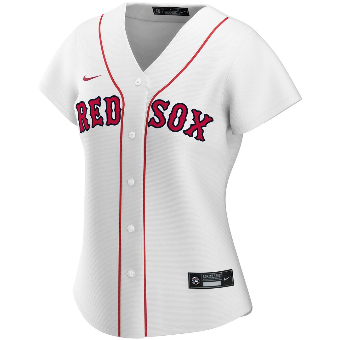 Boston Red Sox Nike Women's Home Replica Custom Jersey - White Team Jersey Sports Fan Apparel