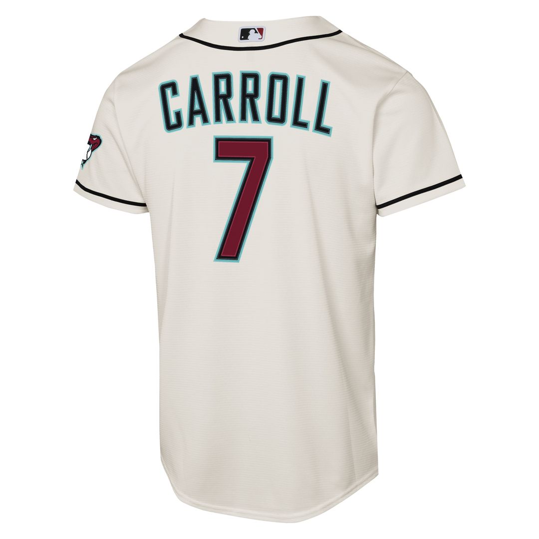 Arizona Diamondbacks Corbin Carroll Nike Youth Home Stadium Jersey - Cream Team Jersey Sports Fan Apparel