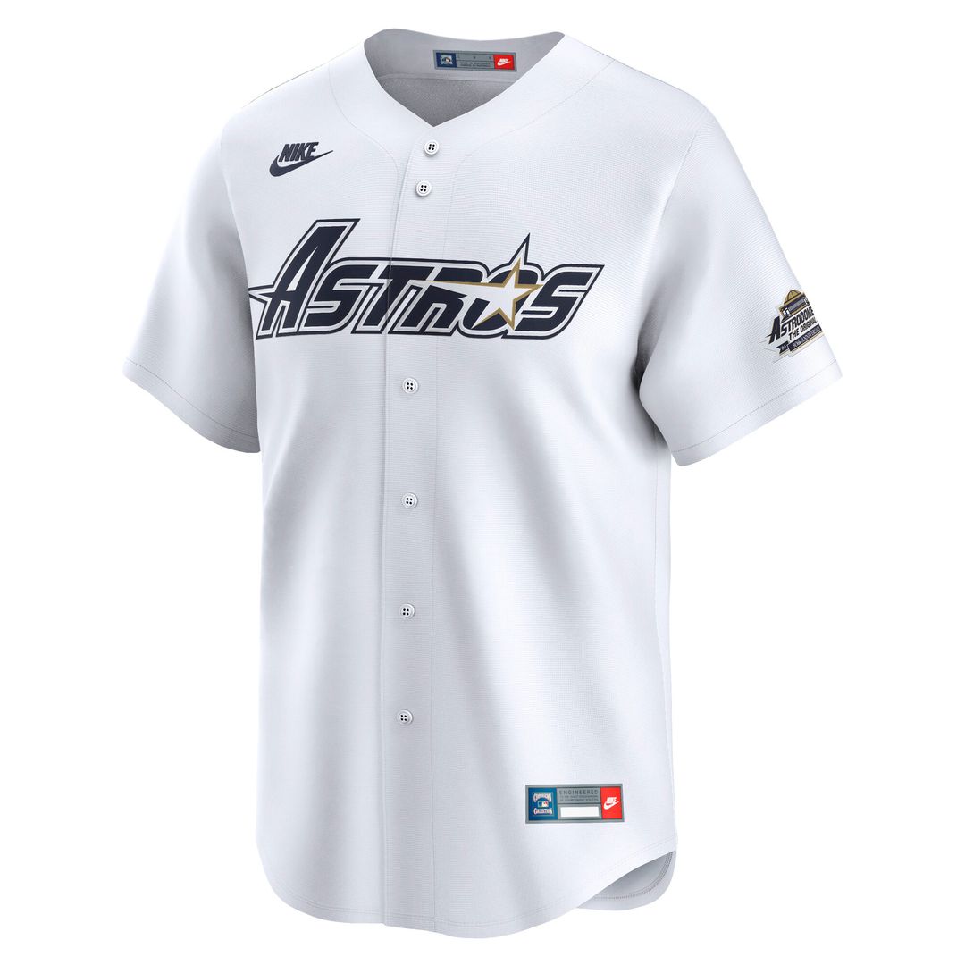 Houston Astros Jeff Bagwell Nike Throwback Cooperstown Limited Jersey - White Team Jersey Sports Fan Apparel