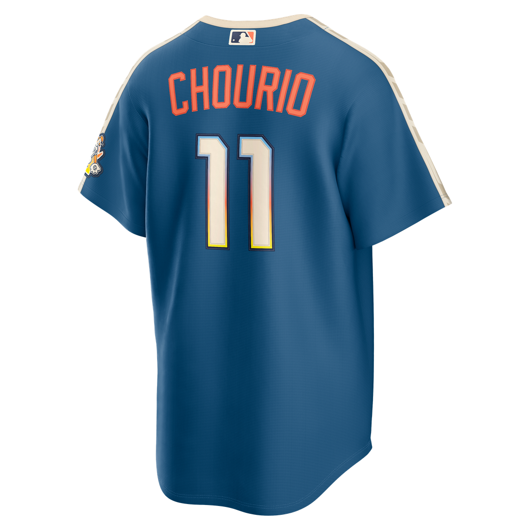 Milwaukee Brewers Jackson Chourio Nike 2026 City Connect Stadium Jersey - Mineral Blue Team Jersey Sports Fan Apparel