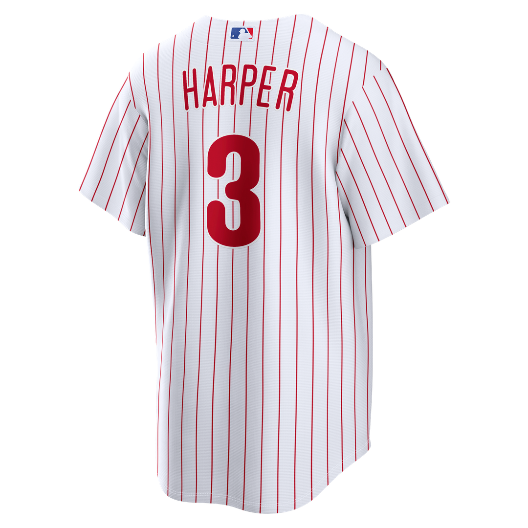 Philadelphia Phillies Bryce Harper Nike Home Replica Jersey - White Team Jersey Sports Fan Apparel
