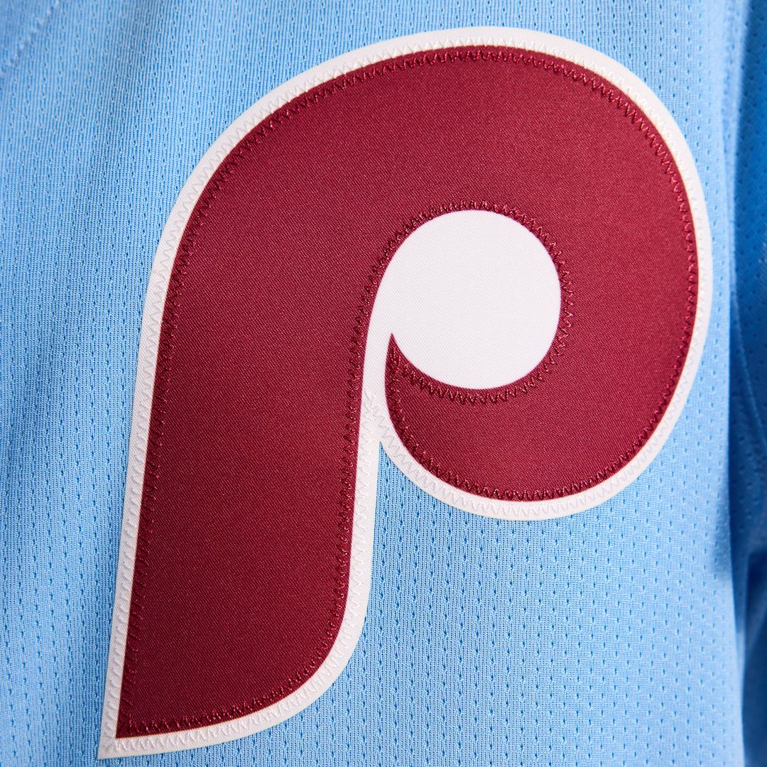 Philadelphia Phillies Nike Women's Alternate Limited Jersey - Light Blue Team Jersey Sports Fan Apparel