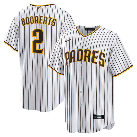 San Diego Padres Xander Bogaerts Nike Home Official Replica Player Jersey - White/Brown Team Jersey Sports Fan Apparel