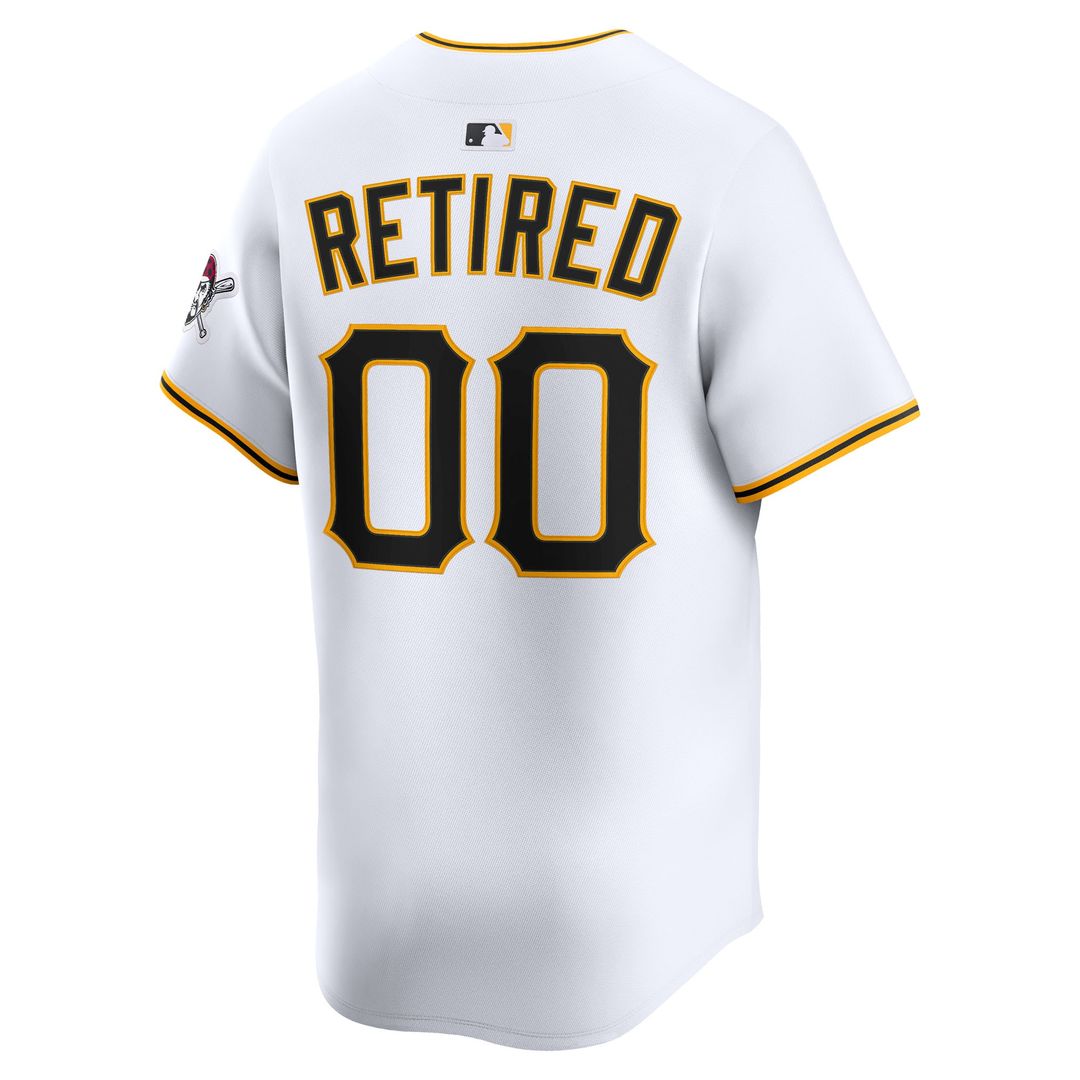 Pittsburgh Pirates Nike Home Limited Pick - A - Player Retired Roster Jersey - White Team Jersey Sports Fan Apparel