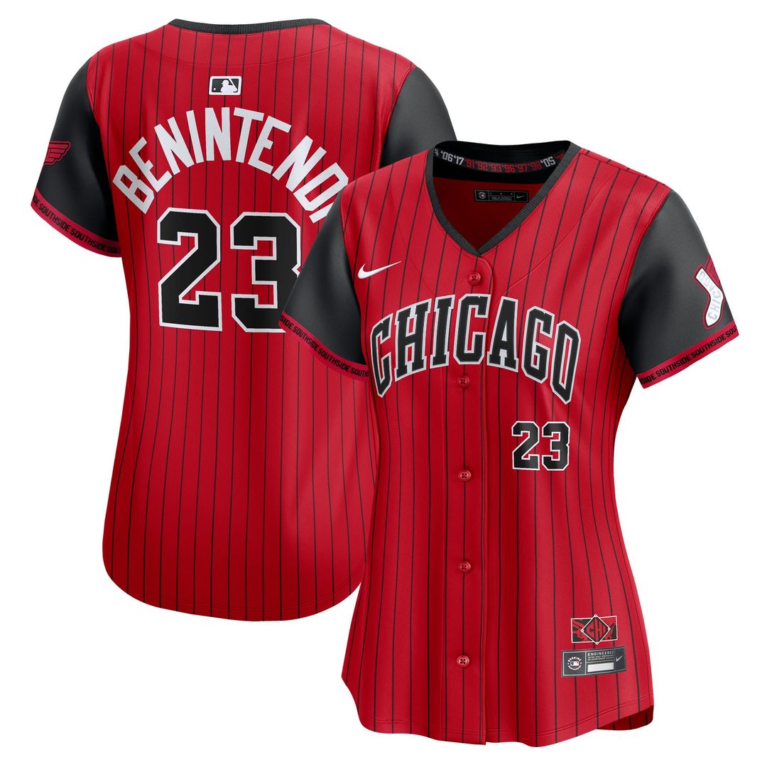 Chicago White Sox Andrew Benintendi Nike Women's City Connect Limited Jersey - Black Team Jersey Sports Fan Apparel