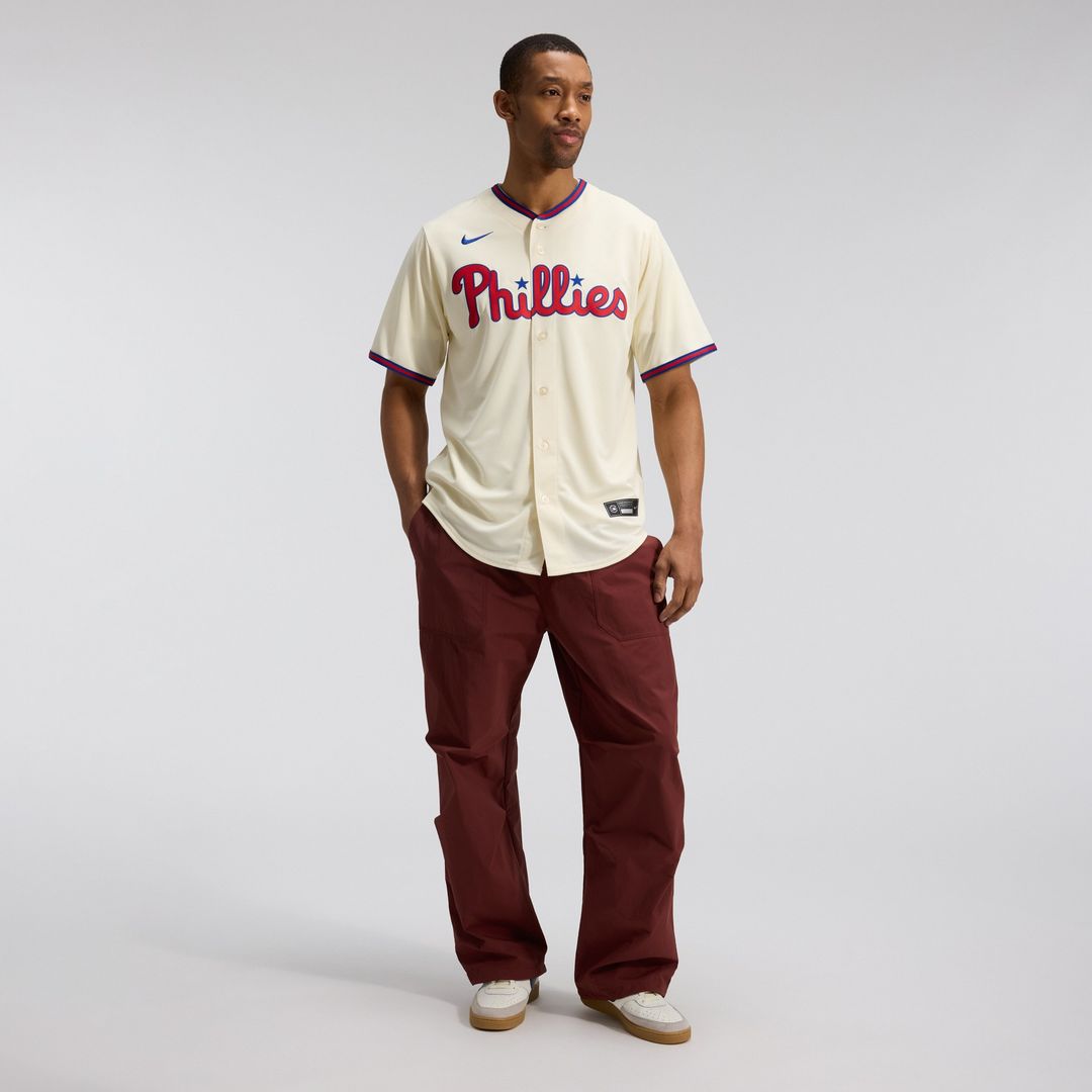 Philadelphia Phillies Nike Alternate Replica Jersey - Cream Team Jersey Sports Fan Apparel