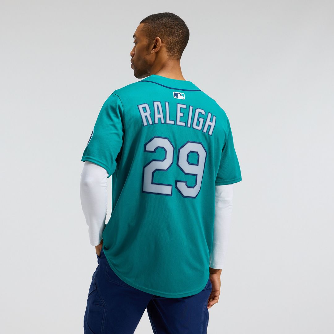 Seattle Mariners Cal Raleigh Nike Alternate Limited Jersey - Teal Team Jersey Sports Fan Apparel
