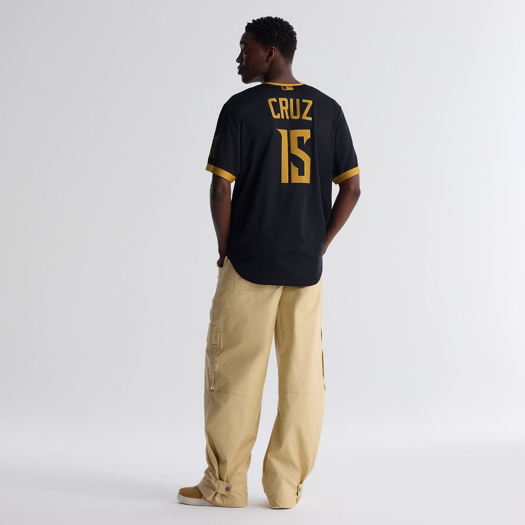 Pittsburgh Pirates Oneil Cruz Nike 2026 City Connect Stadium Jersey - Black Team Jersey Sports Fan Apparel