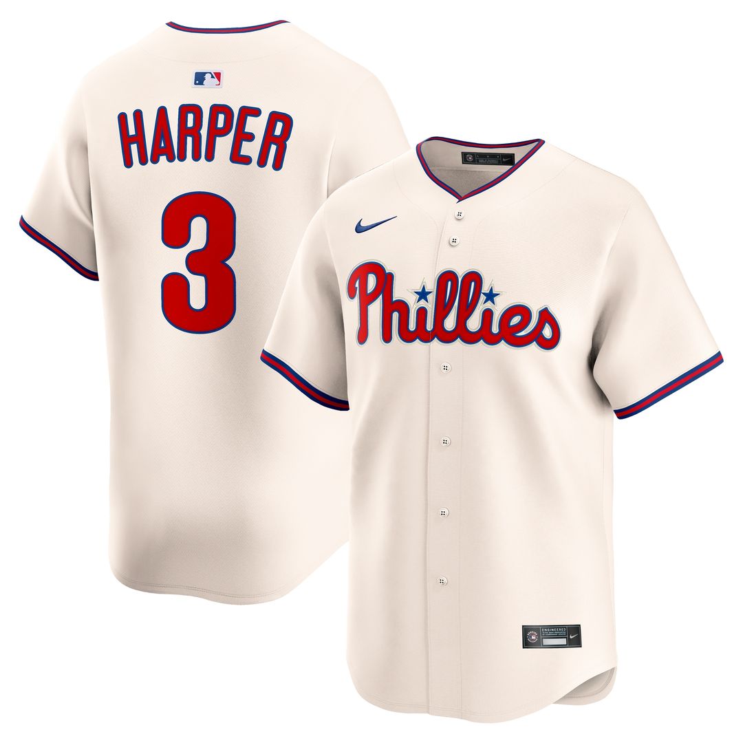 Philadelphia Phillies Bryce Harper Nike Alternate Limited Player Jersey - Light Blue Team Jersey Sports Fan Apparel