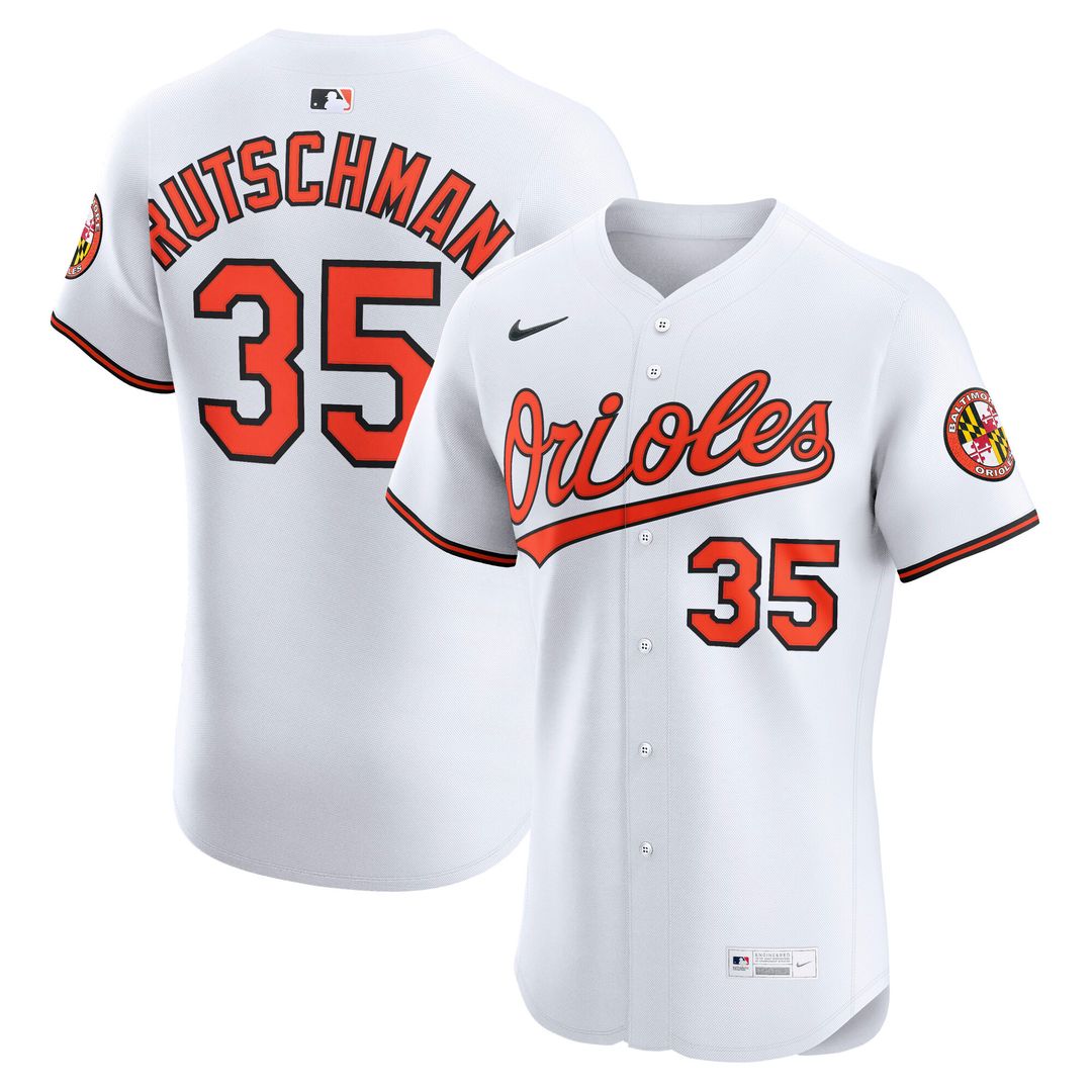 Baltimore Orioles Adley Rutschman Nike Alternate 2 Elite Jersey - Orange Team Jersey Sports Fan Apparel