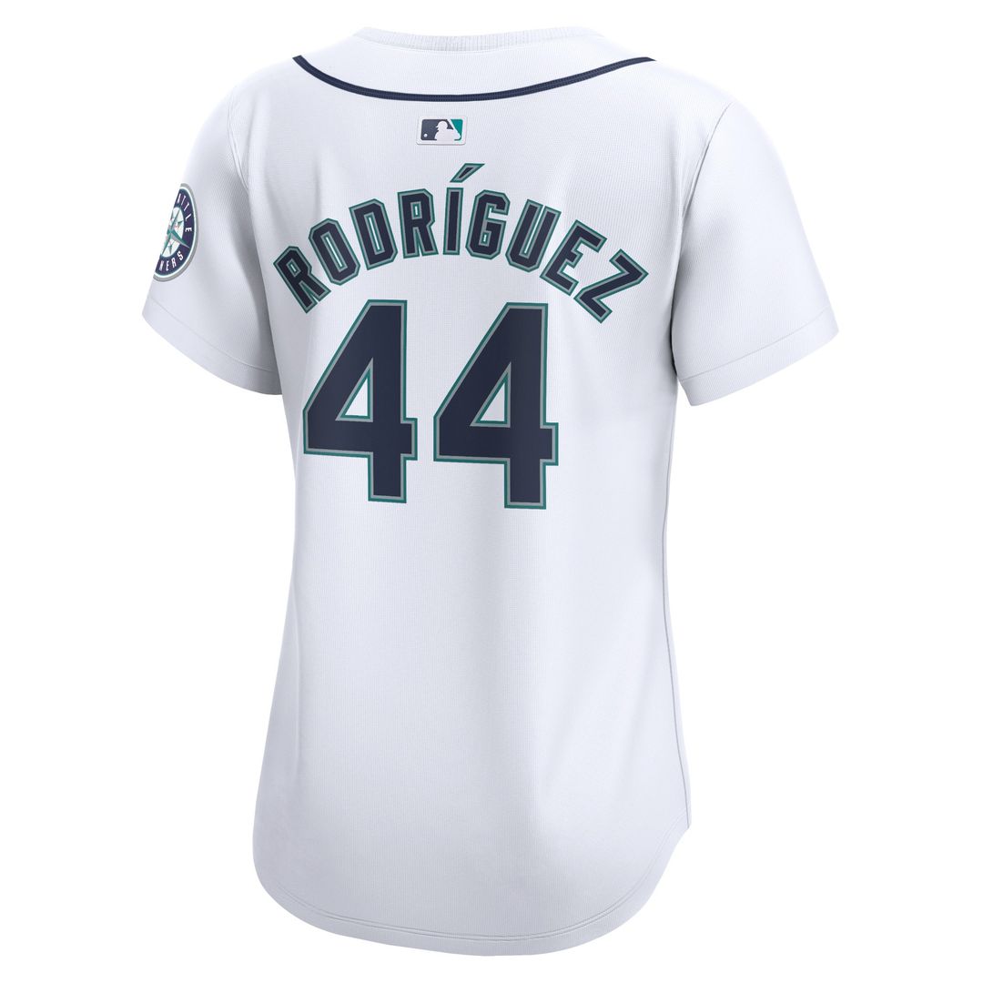 Seattle Mariners Julio Rodríguez Nike Women's Home Limited Player Jersey - White Team Jersey Sports Fan Apparel