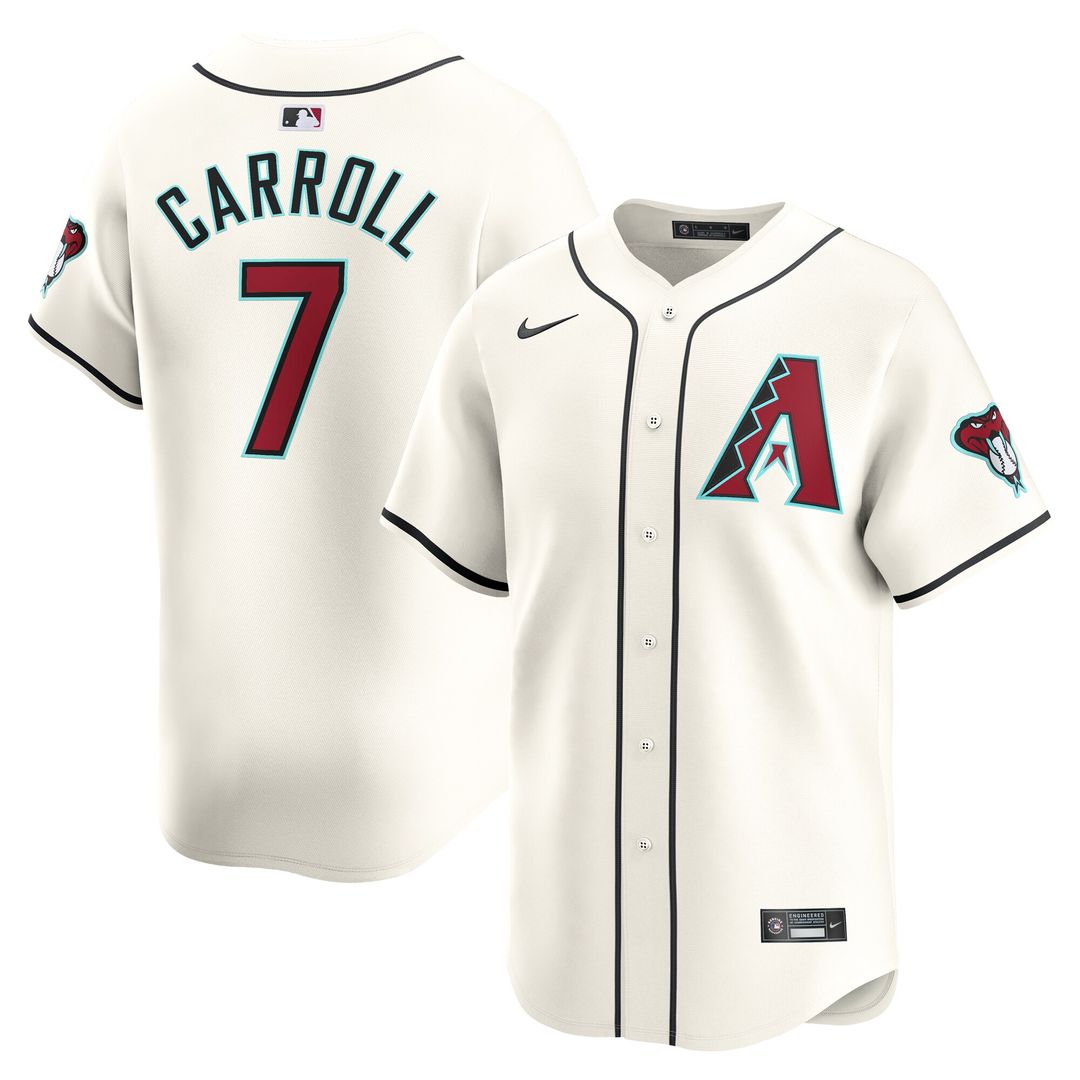 Arizona Diamondbacks Corbin Carroll Nike Youth Home Limited Player Jersey - White Team Jersey Sports Fan Apparel