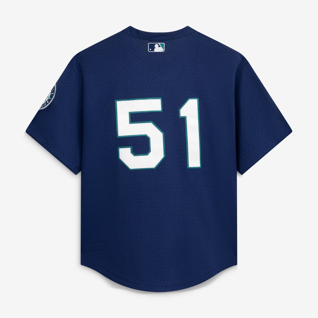 Seattle Mariners Ichiro Suzuki Mitchell & Ness Authentic Batting Practice Jersey - Navy Team Jersey Sports Fan Apparel