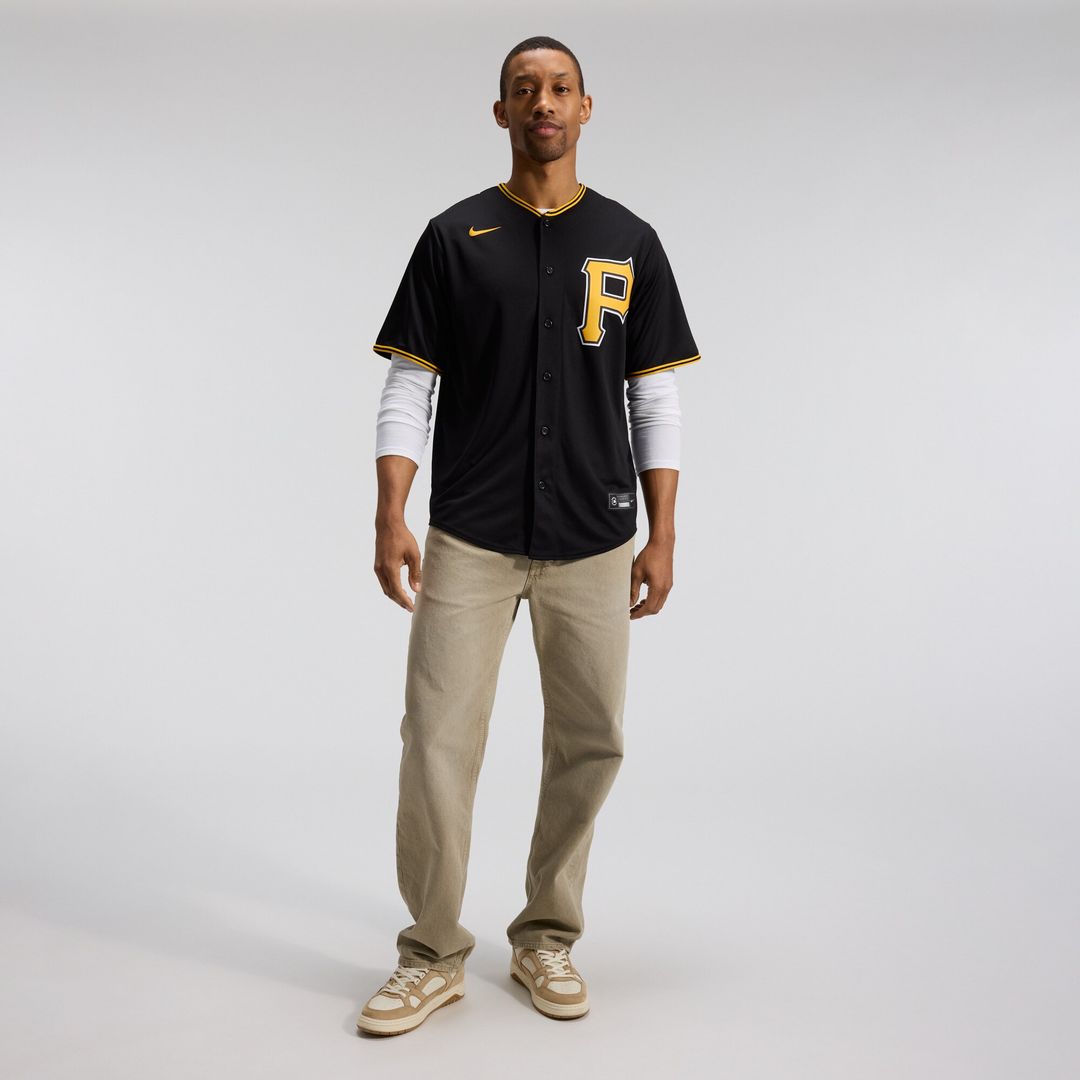 Pittsburgh Pirates Nike Home Replica Team Jersey - White Team Jersey Sports Fan Apparel
