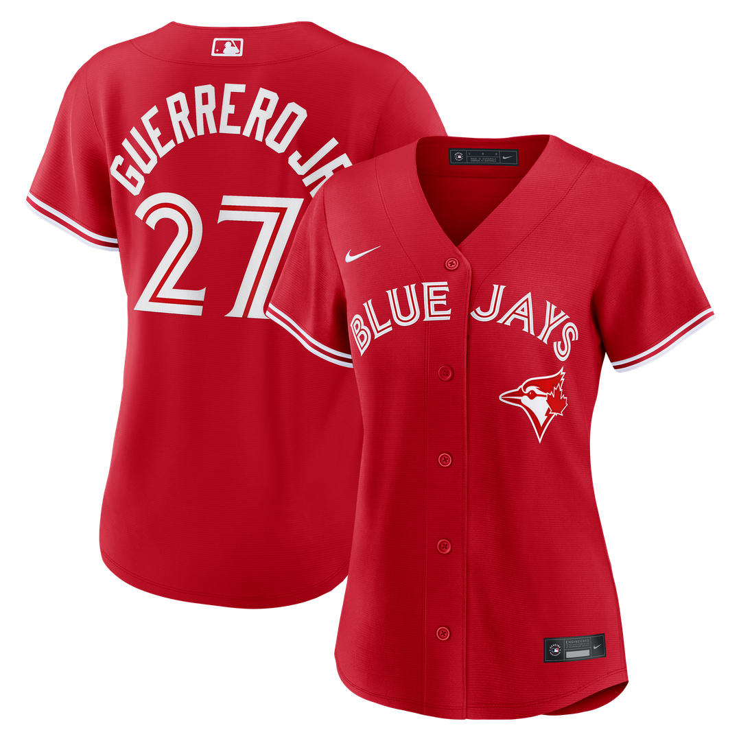 Toronto Blue Jays Vladimir Guerrero Jr. Nike Women's Canada Day Replica Jersey - Red Team Jersey Sports Fan Apparel